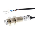 Czujnik fotoelektryczny,obudowa mosiężna M12,retrorefleksyjny,2?m nauczalny,PNP,kabel 2?m,E3H2-R2B4M-N 2M